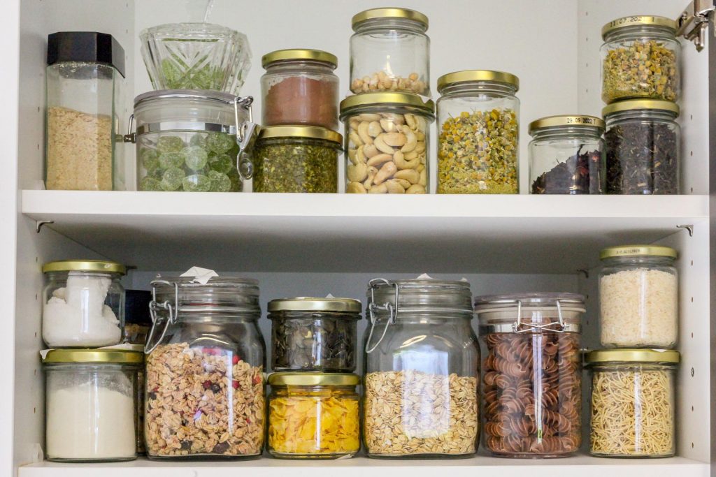 Organized and Decluttered Pantry